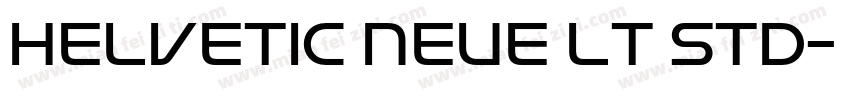 Helvetic Neue lT Std字体转换